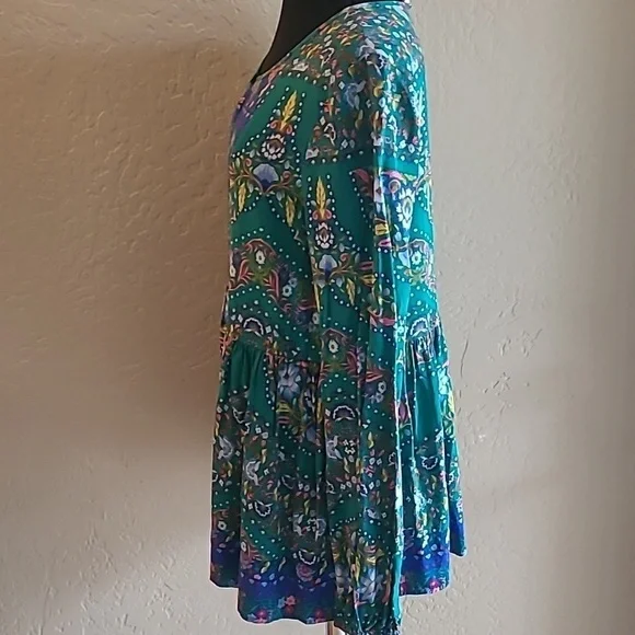 Matilda Jane Evergreen Babydoll Top S - Picture 4 of 8